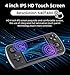 RG405M Retro Handheld Game Console , Aluminum Alloy CNC Android 12 System 4.0 Inch IPS Touch Screen with 128G TF Card 3172 Games Compatible with 5G WiFi and Bluetooth 5.0 (Black)