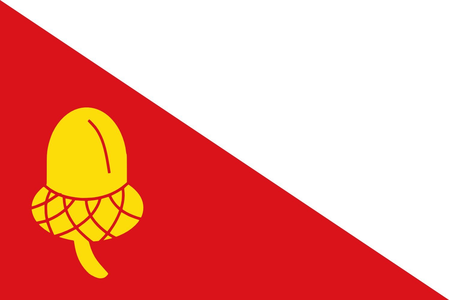 Drapeau Large Hantum vlag pour célébration et rassemblement régional