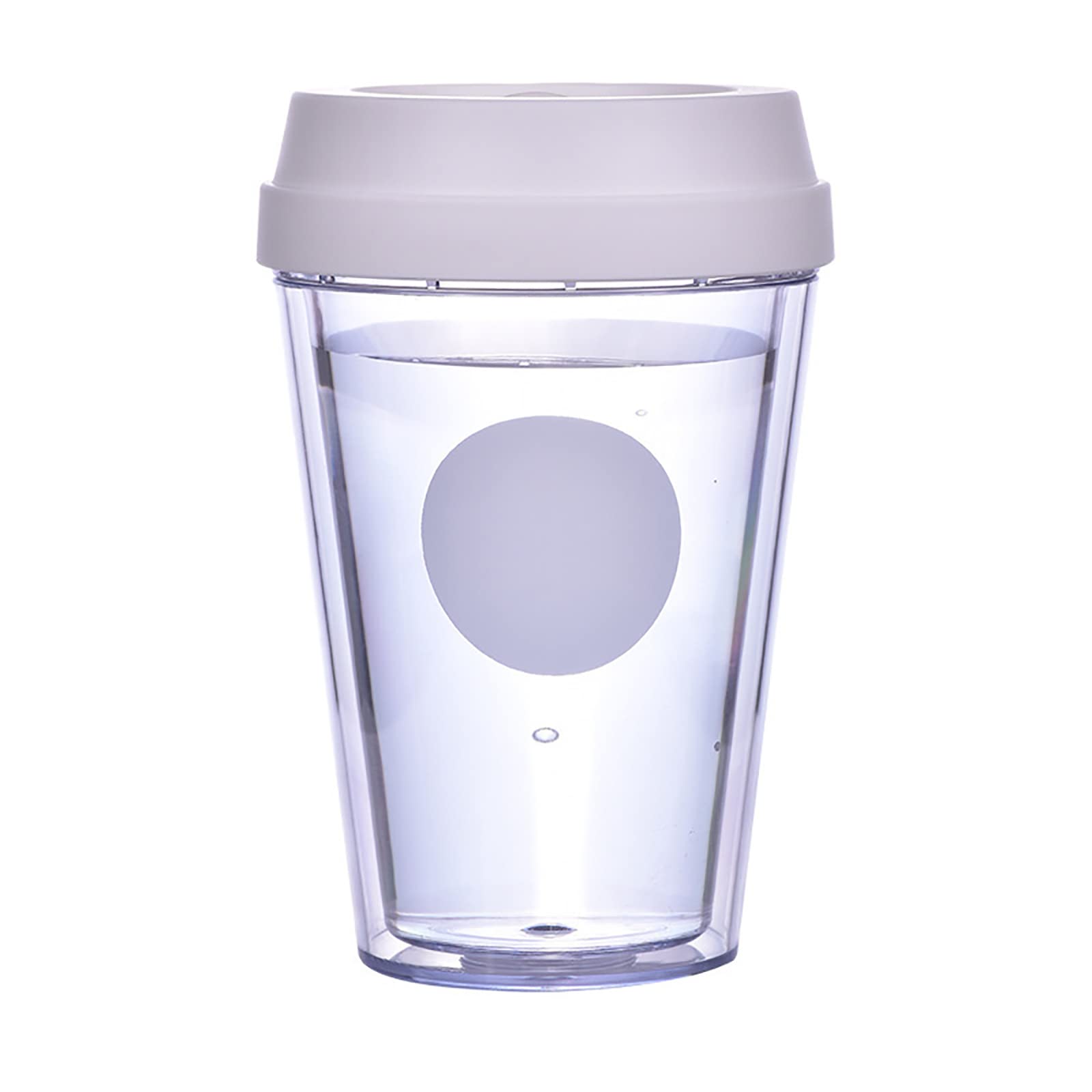Amazon｜水筒 320ML 二重構造 クリアボトル 密封 ウォーターボトル 直