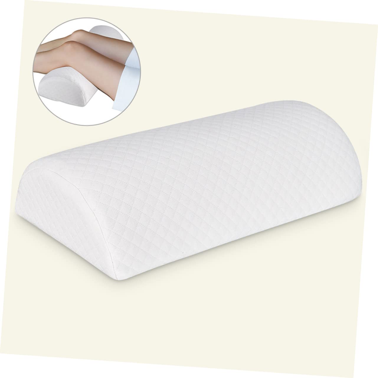 Almohada Rodillas de Memoria 1pieza Poliuretano Blanco