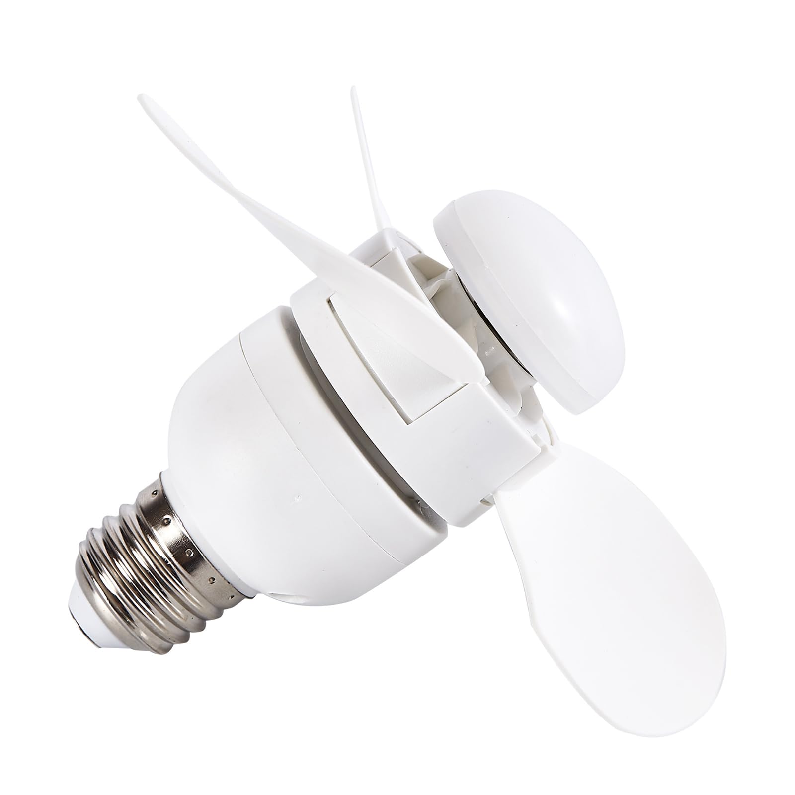Piceioep LED Light Bulbs Ceiling Fan with Light E27 Socket Fan Lighting for Bedroom Kitchen Easy Installation Brushless Motor Ceiling