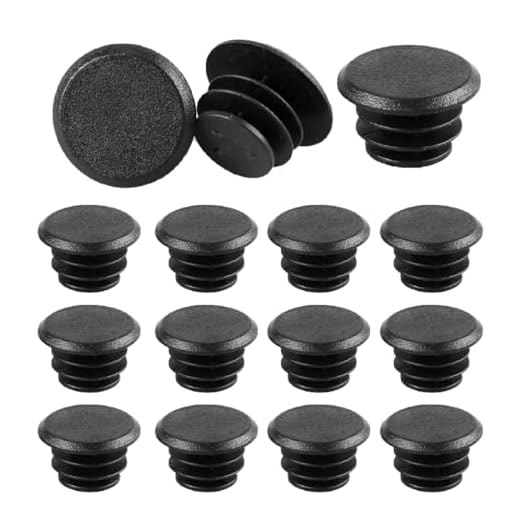 JTKREW 15 pcs Tapones de plástico para Bicicleta de Carretera,Tapones de Extremo de la Barra del Manillar de la Bici,Bicicleta de montaña BMX Negro 22mm Accesorios de reemplazo de Bicicleta