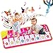 AOYMJRS Alfombrilla musical, Alfombra para Piano, Alfombrilla Infantil para Niños Juguetes con 9 Teclado,Tamaño (39 * 14 Pulgadas) Divertido Tapete de Baile para Niños Pequeños y Regalos para Niñas