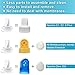 Nenesupply 6 pc Duckbill Valves Compatible with Medela and Spectra Pump Parts Use on Spectra S2 Spectra S1 Pump in Style Harmony Symphony Replace Spectra Duckbill Valves and Medela Valve