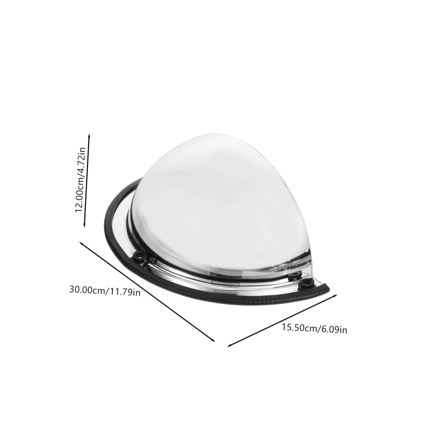 Cabilock Anti-theft Mirror Large Area Wide Angle Safety Mirror for Garage Corner and