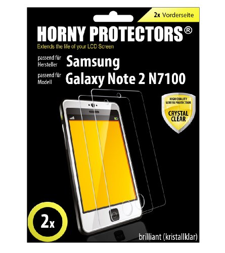 HORNY PROTECTORS 9386 Crystal Clear   Protector de pantalla para Samsung Galaxy Note 2 N7100