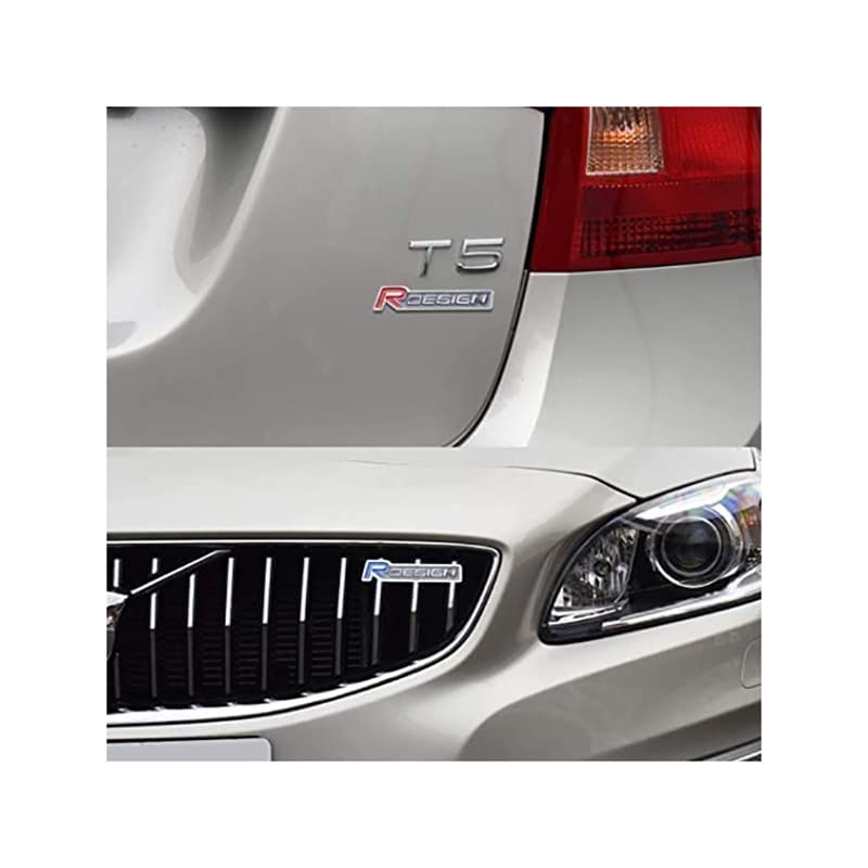 HBANMK Autocollants Emblèmes Volvo R Design - Logo Badge S60 V60 XC60