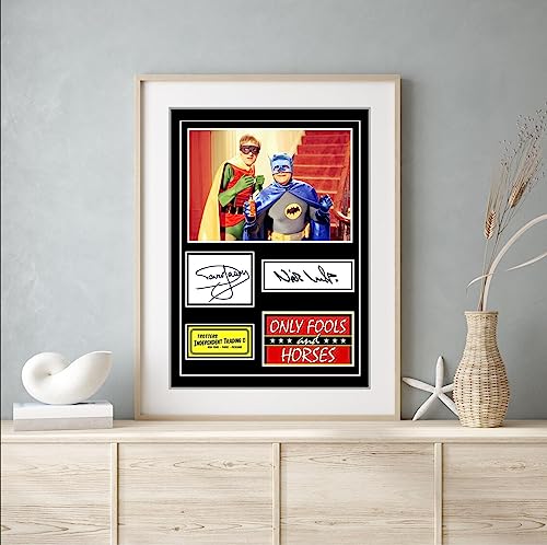 Stunning Quality Only Fools & Horses Signed/Autographed Print (A3 Print 42cm x 29.7cm)