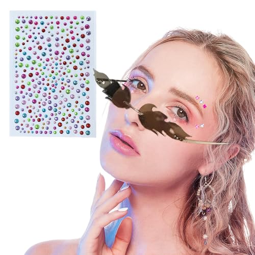 Flame Glasses for Women Men Wave Fire Shaped Glasses Party Supplies for Mardi Gras Accessories Cosplay2