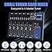 Bluetooth Portable Audio Mixer w/USB DJ Sound Mixing Console MP3 Jack 48V Power, 7 Channel Bluetooth Mixer, 7-Channel Bands Mixing Boards For Studio Recording, Home KTV