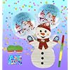 Snowman Pinatas مثالي لزينة عيد الميلاد، والاحتفالات ذات الطابع الخاص، وألعاب حفلات العطلات، وChirstmas Pinatas بما في ذلك Busterstick، وBlindfold، وConfetti، و2 Merry Chirstmas Ballons