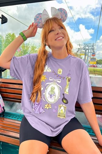 Oversized Magical Shirt Women Princess T-Shirt Magic Kingdom Shirts Family Vacation Castle Tee Tops4