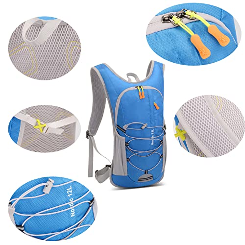 Sac à dos d'hydratation léger sport poche eau 2 litres trail rando vélo - 4