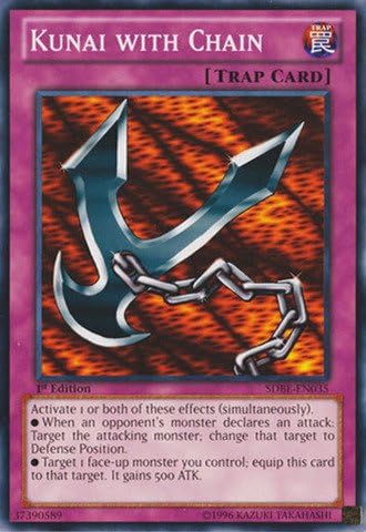 YU-GI-OH! - Kunai with Chain (SDBE-EN035) - Structure Deck: Saga of Blue-Eyes White Dragon - 1st Edition - Common