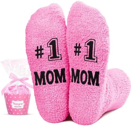 HAPPYPOP Mothers Day Gifts Socks - Mom Cousin Gifts for Women, Co...
