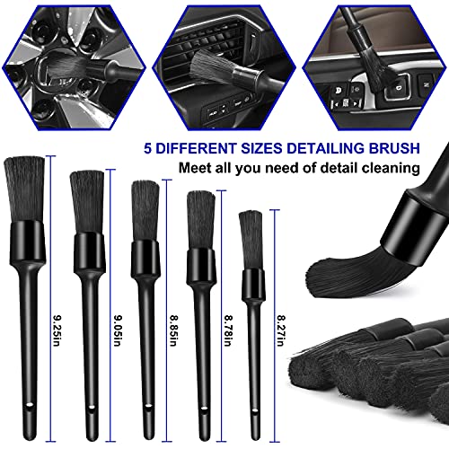 21Pcs Car Detailing Brush Set, Car Detailing Kit, Auto Detailing Drill Brush Set, Car Detailing Brushes, Car Buffing Sponge Pads Kit,Car Wash Kit,Car Cleaning Tools Kit For Interior,Exterior,Wheels #TOP1