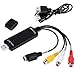 Costech Video & Audio DVR Capture USB 2.0 Converter Adapter With Stereo Audio HDTV VHS DVD RCA S-Video Input for PC Laptop Windows 2000 / Windows XP/ Vista(32 bit) / 7/ 8