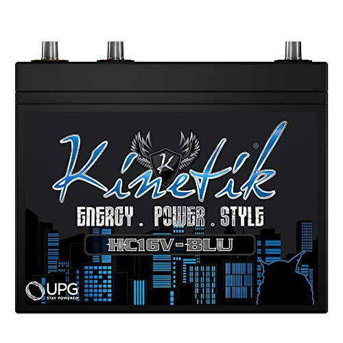 Kinetik HC16V-BLU 1600 Watt 16 Volts Car Battery/Power Cell Dual Post HC16V