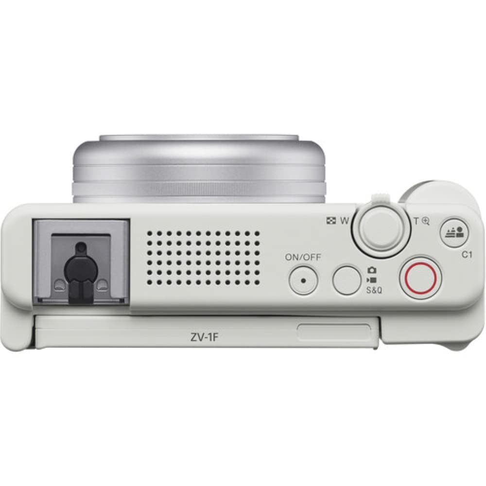 Amazon | Sony ZV-1F Vlogカメラ | ホワイトバンドル 64GB メモリー