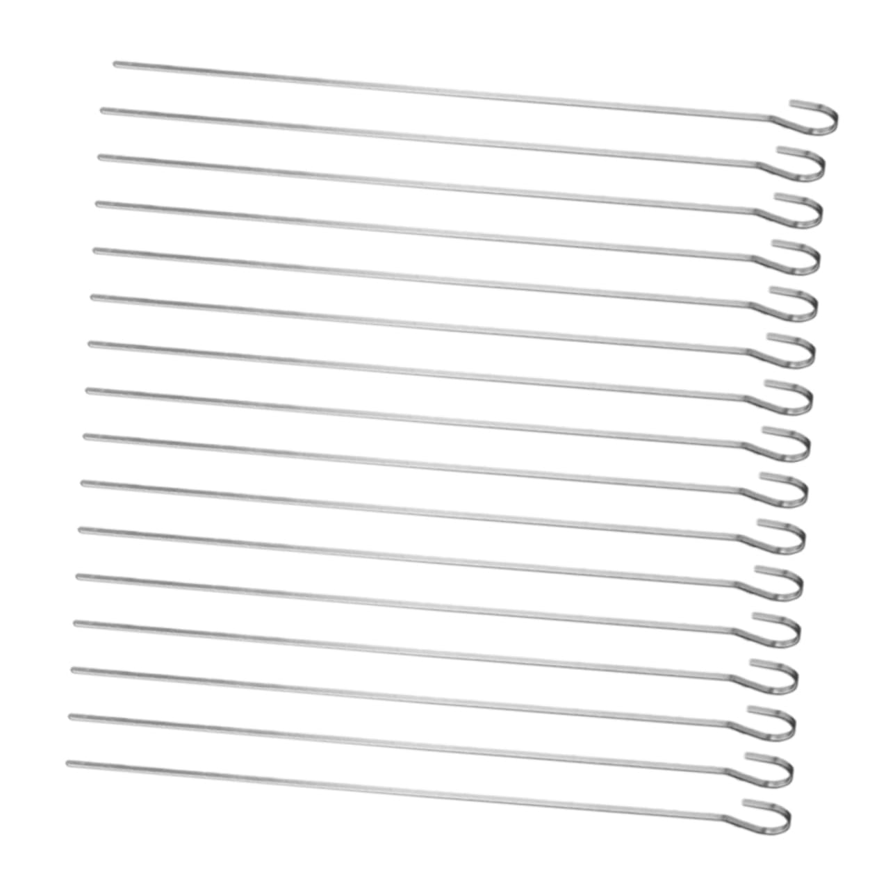 POPETPOP 16pcs Kebab Skewers Flat Bbq Skewers for Grilling Barbecue Sticks for Meat Vegetables for Outdoor Barbecue Activities