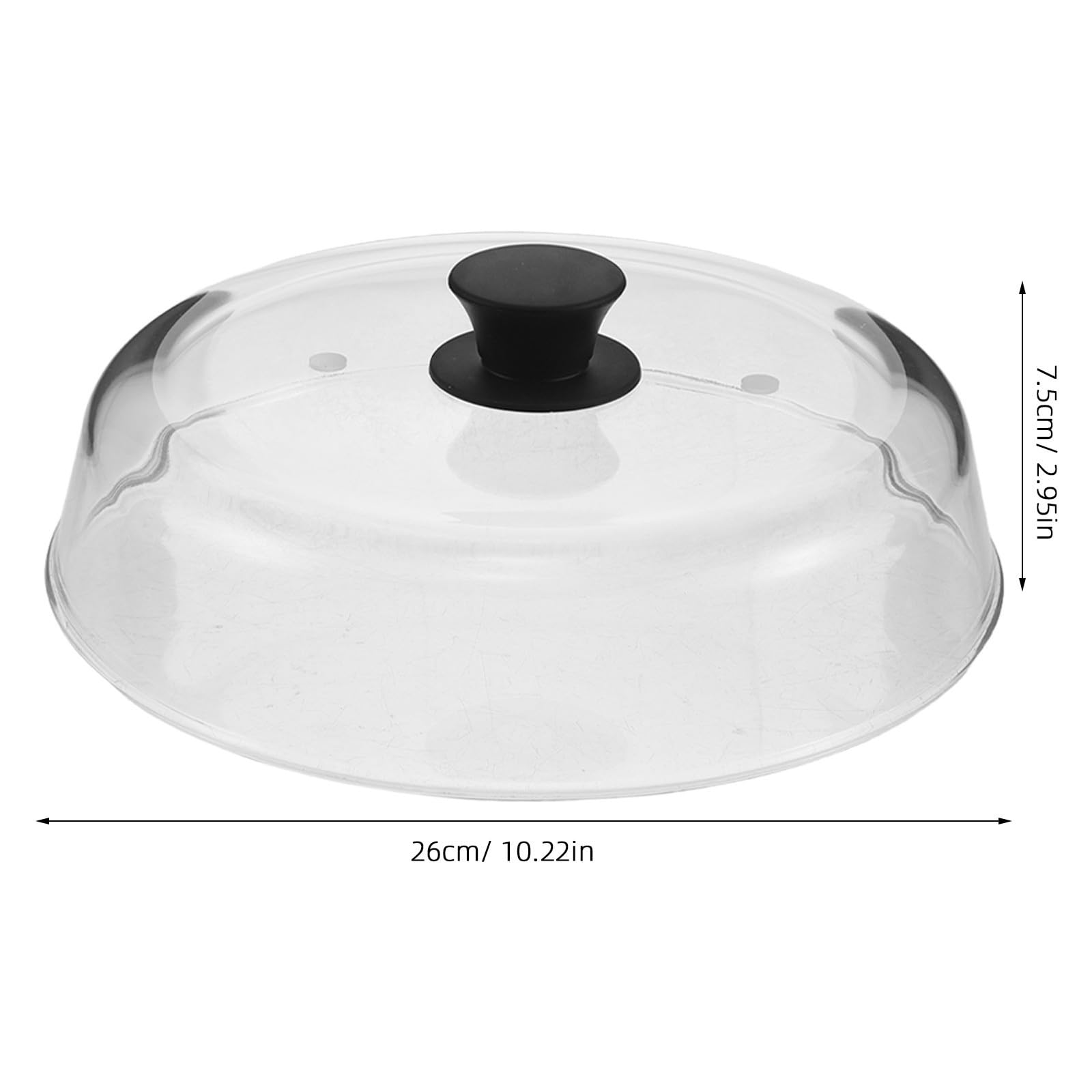 Tapa de Cristal para Microondas de 26cm con Ventilación