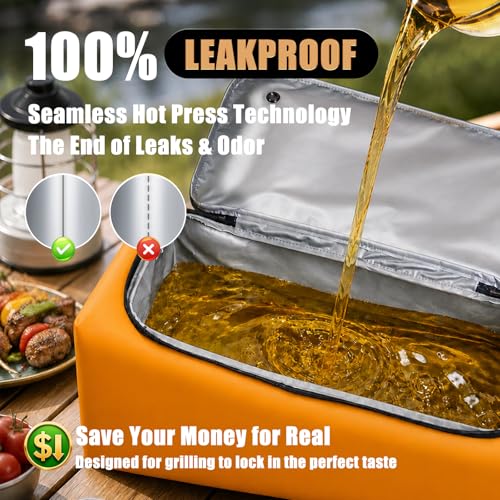 Image of BBQ Blanket for Resting Meat, 270 Opening Leak-Proof Insulated Meat Resting Bag with Butcher Paper, BBQ Brisket Blanket for Pork Shoulder /Steak /Turkey, Smoker Grilling Accessories Gifts for Men /Dad