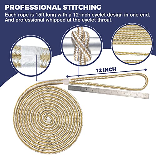Image of Double Braided Nylon Dock Line, Exceptional Nylon Rigging Line, Highly Dock line and Oil Resistance
