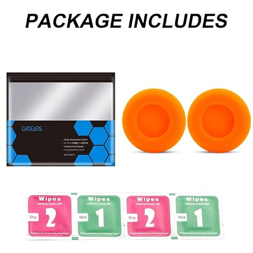 Replacement Ear Pads for Koss Porta Pros (Orange) - Thumbnail 7