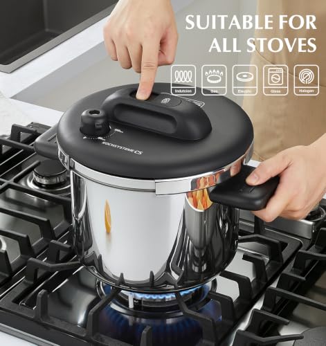 Image of KOCH SYSTEME CS 4.2QT Stainless Steel Pressure Cooker, Olla de Presion