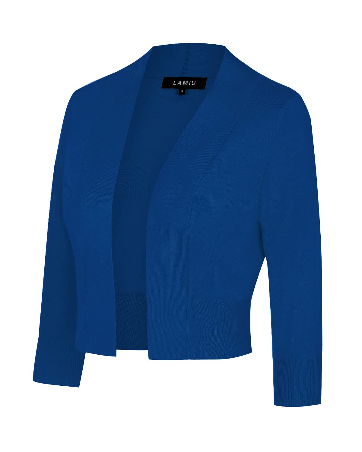 MINTLIMIT Women Shrug Bolero Open Front 3/4 Sleeve Cropped Cardigan Sweater
