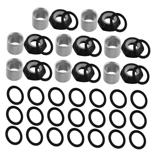 GOOHOCHY 1 Set Skateboard Accessories Screws Skate Hardware Skateboard Truck Washers Accessories Skateboard Hardware Accessories Flexible Wall Washer Skateboard Truck Nuts Surfing Tool Iron