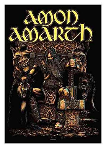 Official – Póster de banda Bandera personalizada Amon amarth – Thor