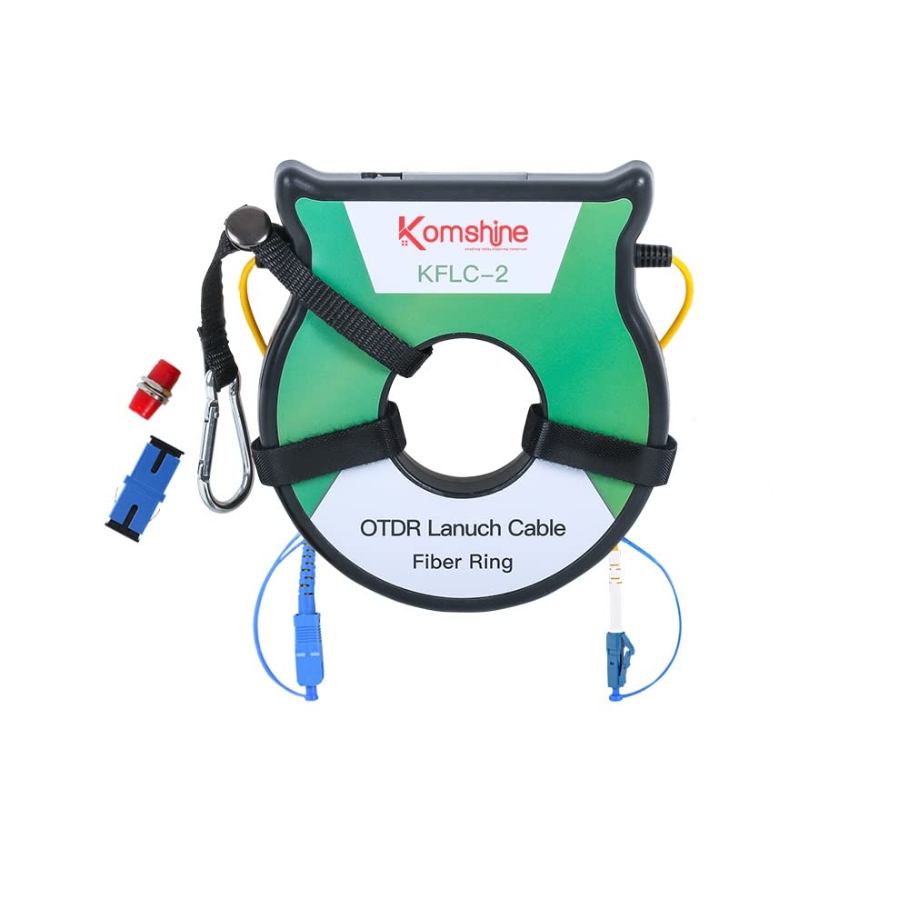 KOMSHINE OTDR Launch Cable Box Single-Mode SM OS2 500M Dead Zone Eliminator 9/125um Single-Mode OTDR Patch Cord Fiber Ring (SC/UPC-LC/UPC)-image-4