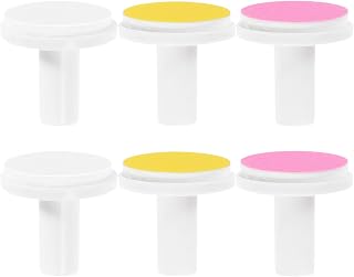 6pcs Universal Electric Nail File Replacement Heads for Adult and Fine Grinding Nail Polish Tool for Home Manicure