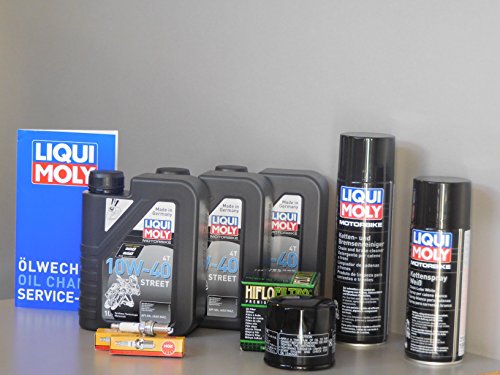 Wartungs Set passend für Ducati Monster 620 Öl Ölfilter Zündkerze Kette Service Inspektion