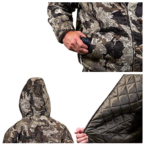 Image of HOT SHOT Men's Insulated Twill Camo Hunting Jacket, Camo with Cotton Shell, for cold weather, bird and deer hunting