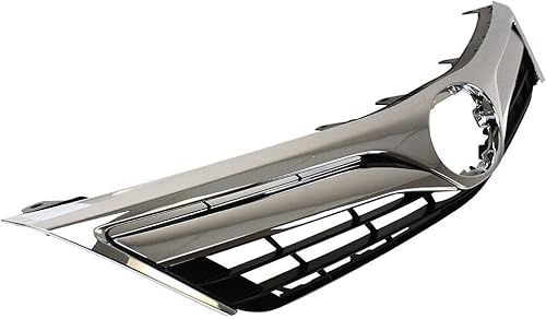 Miniatura 8 de FITRITE AUTO PARTS Nueva rejilla para Toyota Camry 2012-2014, carcasa negra pintada e inserto, LE/XLE, excepto modelo híbrido 5310106560 TO1200343