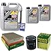 Produktbild QR-PARTS 69325712 Filter Set Inspektionspaket 7 Liter Motoröl Top Tec 4100 5W-40 MANN-FILTER Luftfilter Ölfilter
