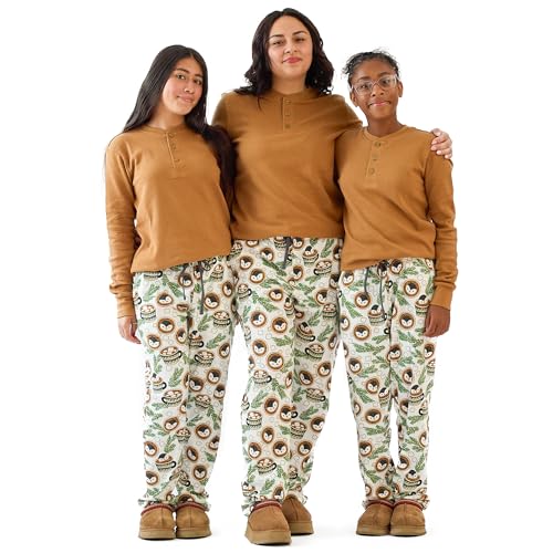 Image of Butterblu Family Jammies Matching Holiday Christmas Pajama Sets | GOTS Certified Organic Cotton for Baby, Toddler, Kids, Adults, and Pets, with Pockets, Perfect for Family Photos