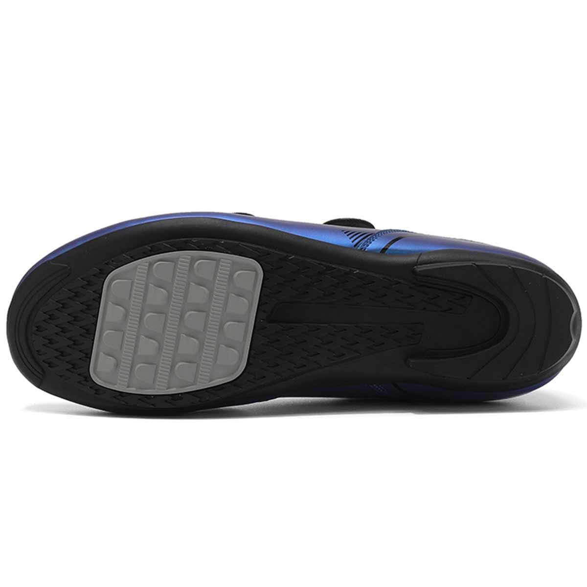 Zapatillas Ciclismo Hombre, Suela de Goma Zapatos de Bicicleta