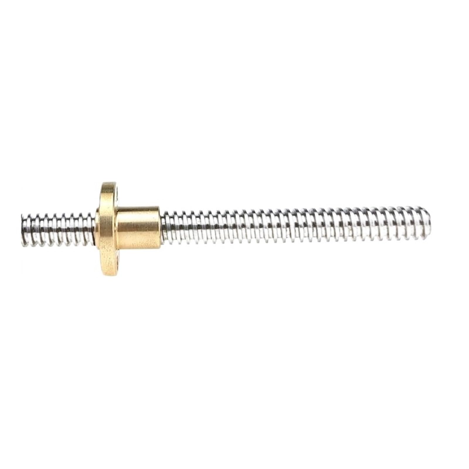 Linear Motion Ball Screw T8 Lead Screw Stepper Motor Lead 16mm Lead Screw Trapezoidal Lead Screw with Nut 100mm-600mm(600mm with nut)