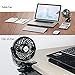 Stroller Fan Clip on Fan Rechargeable Battery Operated Fan - Powerful Airflow Low Noise - SWZA Portable Clip Fan for Baby Stroller Travel Hiking Camping