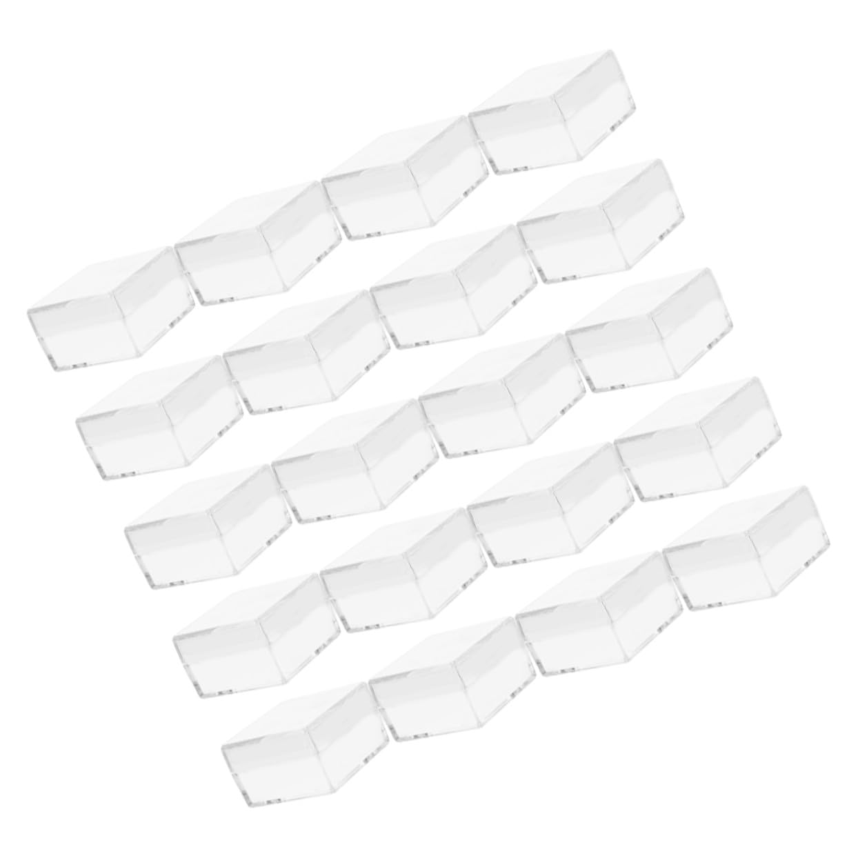 Boîte carrée transparente plastique pour ranger et protéger vos spécimens x30