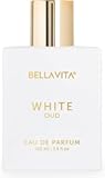 BellaVita Luxury White OUD Unisex Perfume 100Ml | Premium Arabic Men and Women Perfumes | Notes of Artemisia, Musk, Oud Vetiver and Freesias | Exquisite Unisex Arabian Perfume for Women & Men