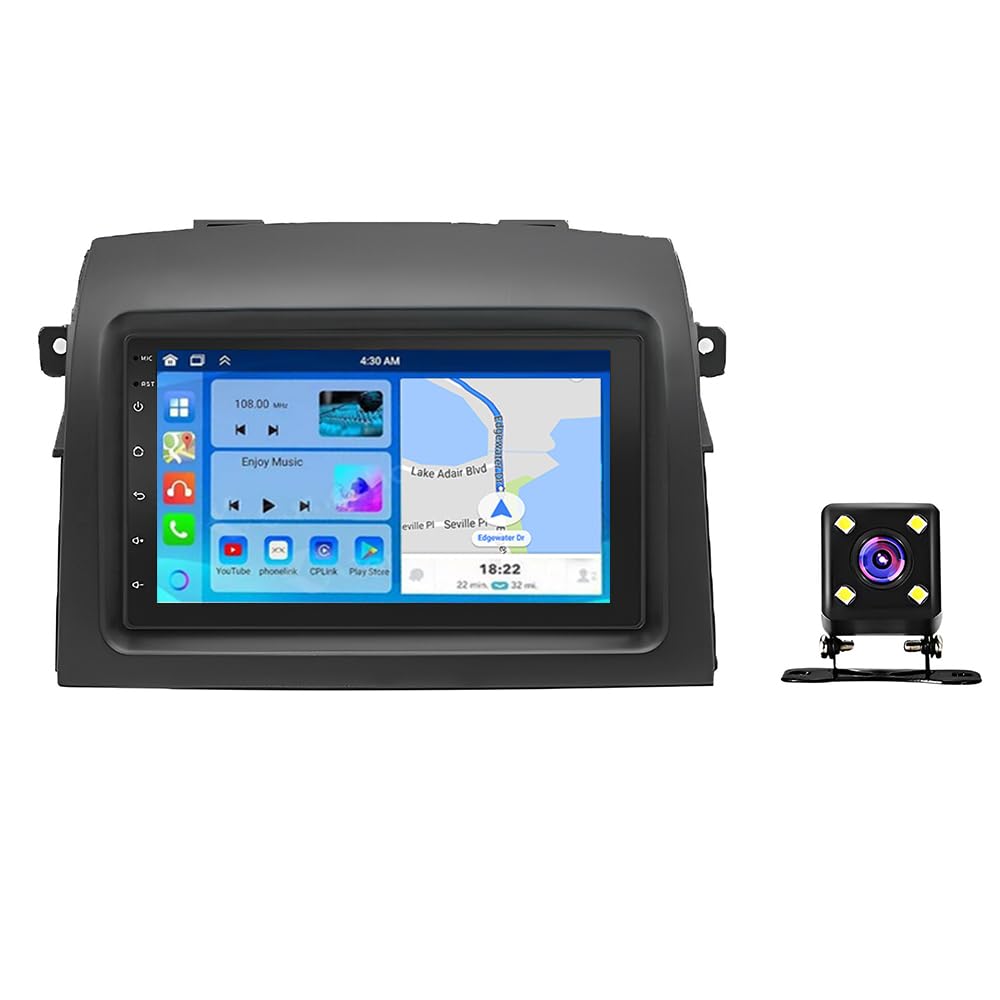 7 inch Android 13 Car Stereo Radio for Toyota Sienna 2004-2010, 2+32G Touch Screen Radio for Toyota Sienna Head Unit 2004-2010 Wireless Carplay Android Auto Bluetooth WiFi AHD Backup Camera