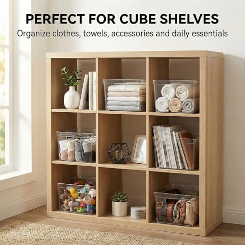 MOONEDGE 8-Pack Transparent Storage Containers - Save 50%