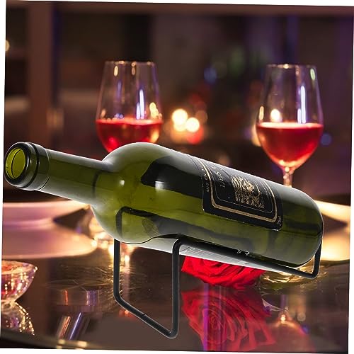 Soporte para botellas vino metal 2 piezas miniatura 5
