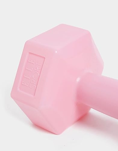 Miniatura 3 de Juego de 2 mancuernas de neopreno para ejercicio, 4.4 lbs, rosa suave, equipo deportivo y de fitness