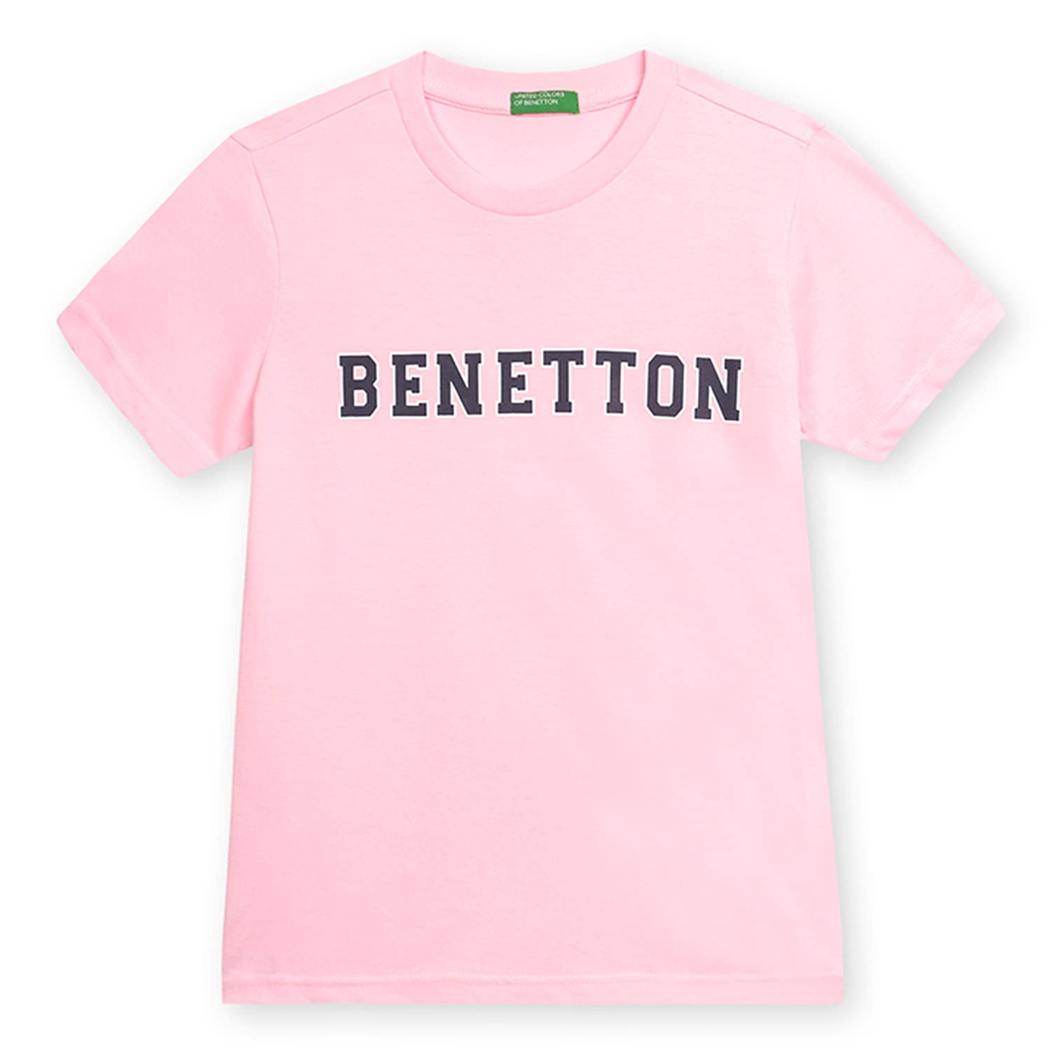 UNITED COLORS OF BENETTON Boys Cotton Boxy Fit Round Neck Graphic Print T-Shirt