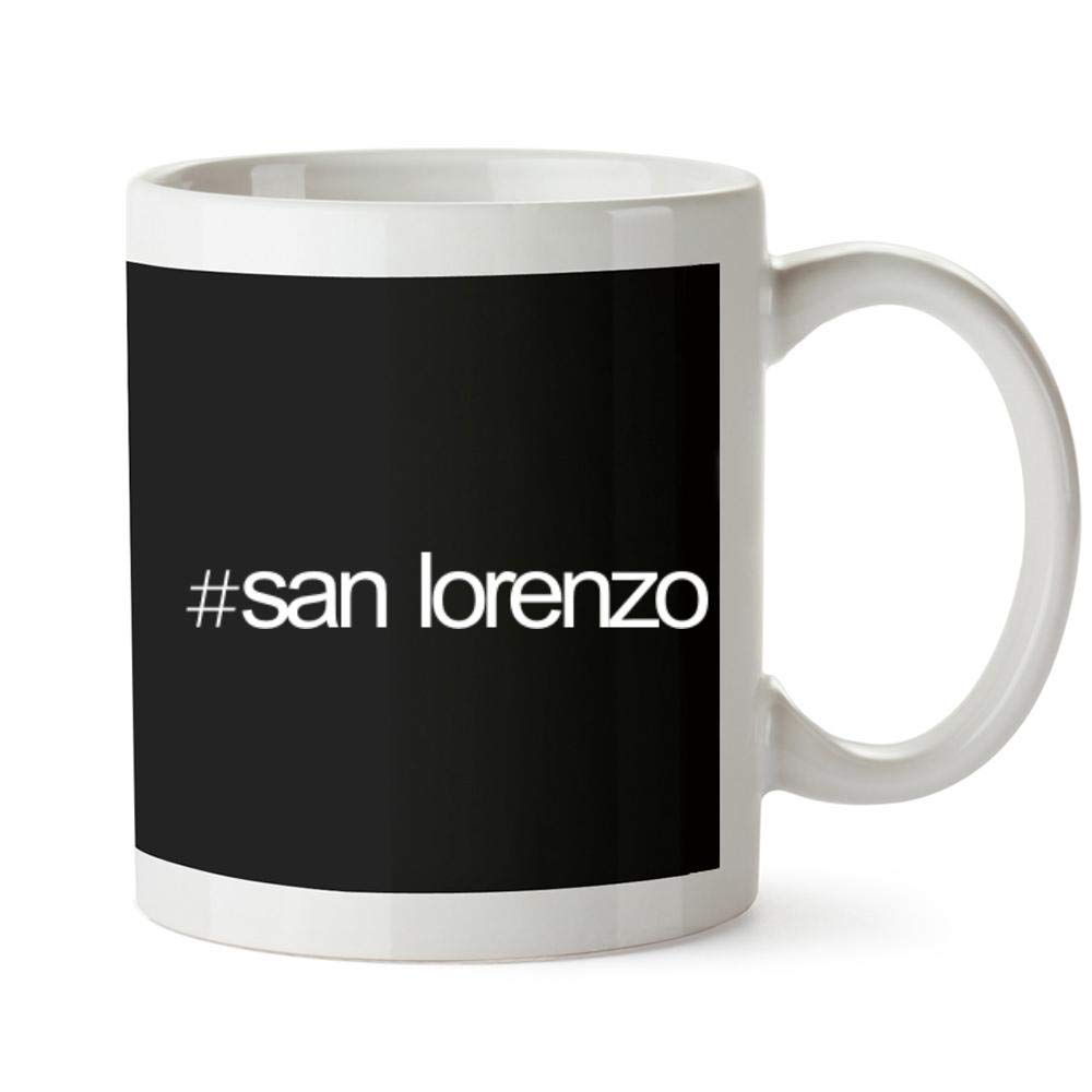 Hashtag San Lorenzo Bold Text Mug 11 Ounces